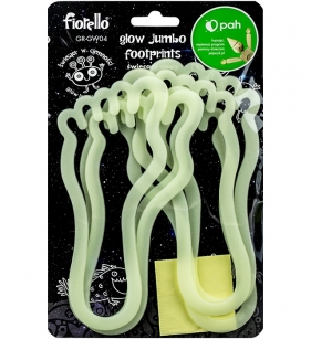 Ozdoby fluorescencyjne Stopy 6szt