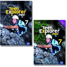 Pakiet: Podręcznik + zeszyt ćwiczeń Teen Explorer 7. Szkoła podstawowa. Klasa 7. Język angielski.
