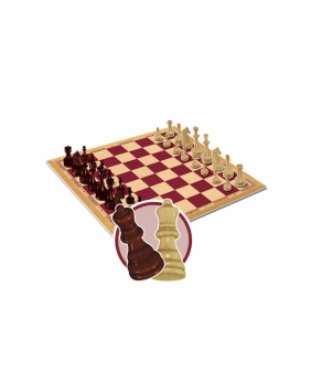 Szachy drewniane