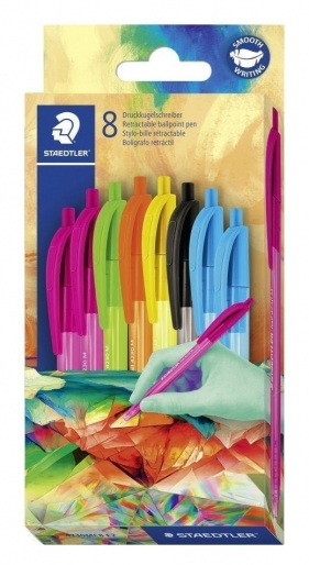 Długopis trójkątny Multiverse. 8 kolorów