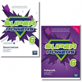 Pakiet: Podręcznik + zeszyt ćwiczeń Super Powers 6. Szkoła podstawowa. Klasa 6. Język angielski.