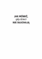 Jak mówić. gdy dzieci nie słuchają