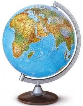 Atlantis globus podświetlany fizyczny/polityczny