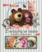 Masza i Niedźwiedź Z wizytą w lesie. Książka z magnesami