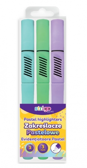 Zaeślacze trójkątne - pastelowe. 3 szt