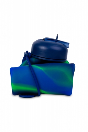 Coolpack. Bidon Silikonowy Pump 600 ml - Boys Blue (Z14772)