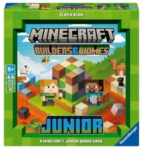 Ravensburger. Gra planszowa - Minecraft Builders& Biomes Junior
