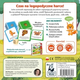 Kapitan Nauka Zabawy logopedyczne. Leśne harce