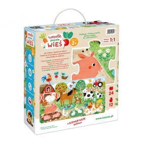 CzuCzu. Wesołe puzzle: Wieś