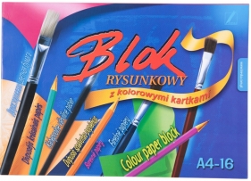 Kreska. Blok rysunkowy kolorowy A4/16k