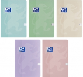 Brulion Oxford: B5 60k. Kratka - Touch Pastel