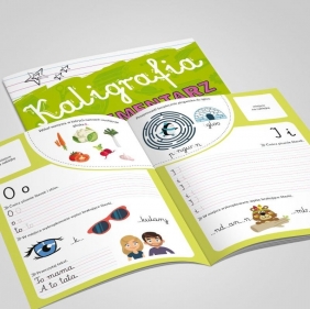 Kaligrafia. Elementarz z naklejkami
