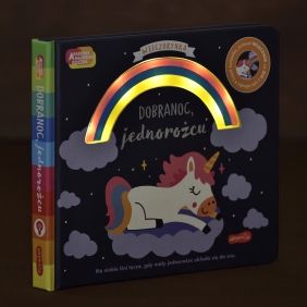 Akademia mądrego dziecka Wieczorynka. Seria ze światełkami. Dobranoc. jednorożcu