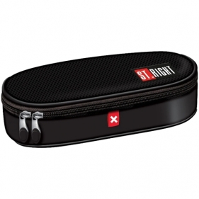 Piórnik saszetka usztywniona z wewnętrzną klapką - X White