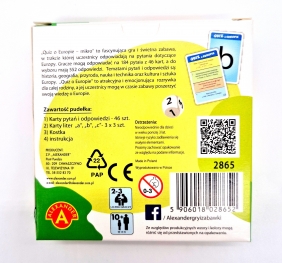 Quiz o Europie. Kieszonkowa gra edukacyjna