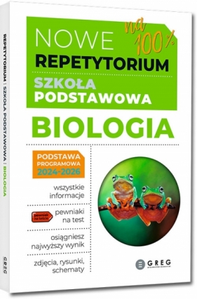 Nowe Repetytorium - szkoła podstawowa. Biologia - 2024-2026