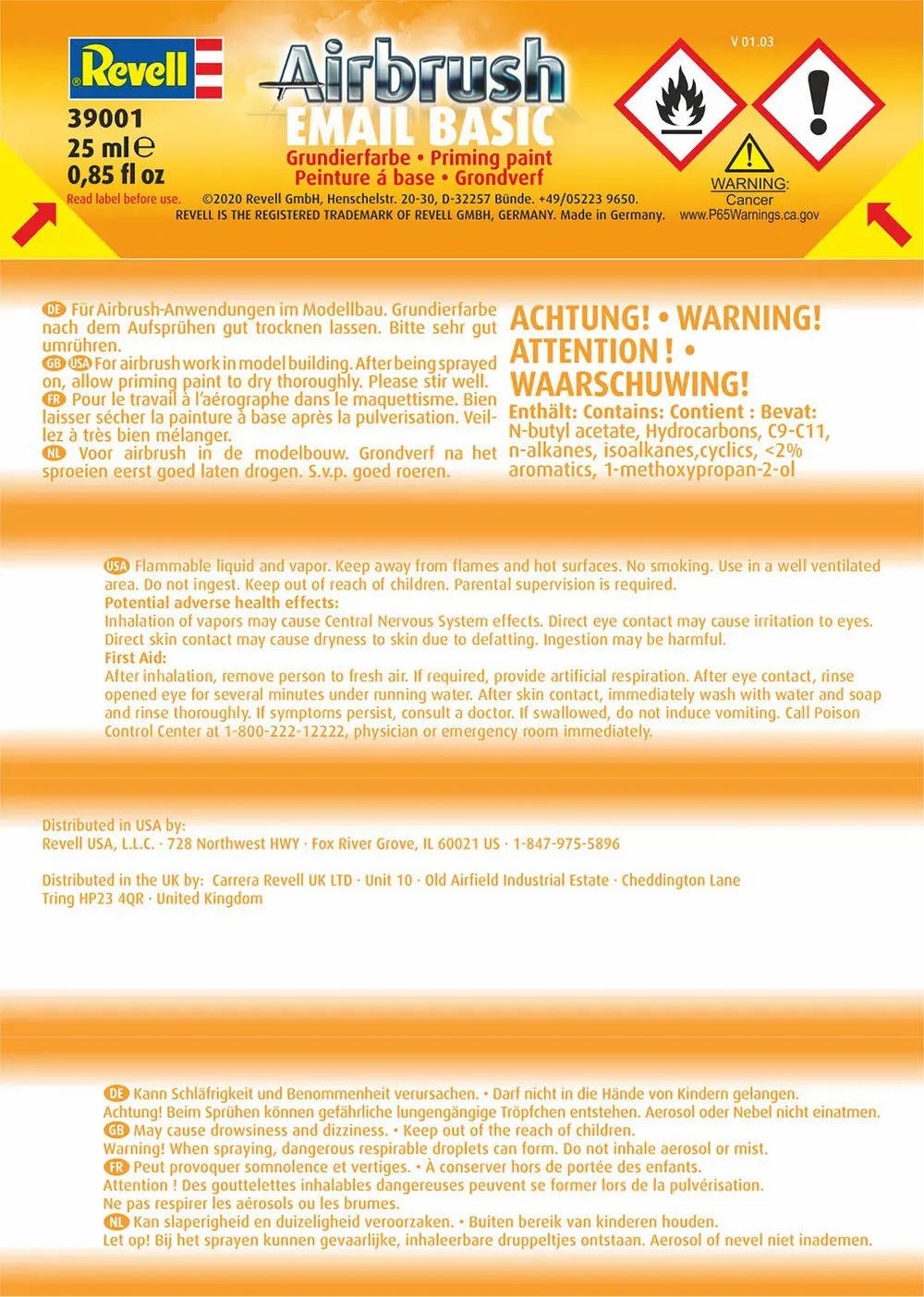 Airbrush Email Basic 25ml