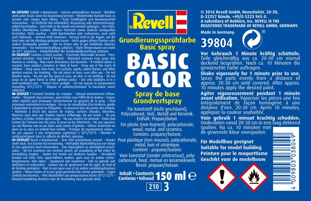 Basic-Color. Grundierungsspray 150 ml