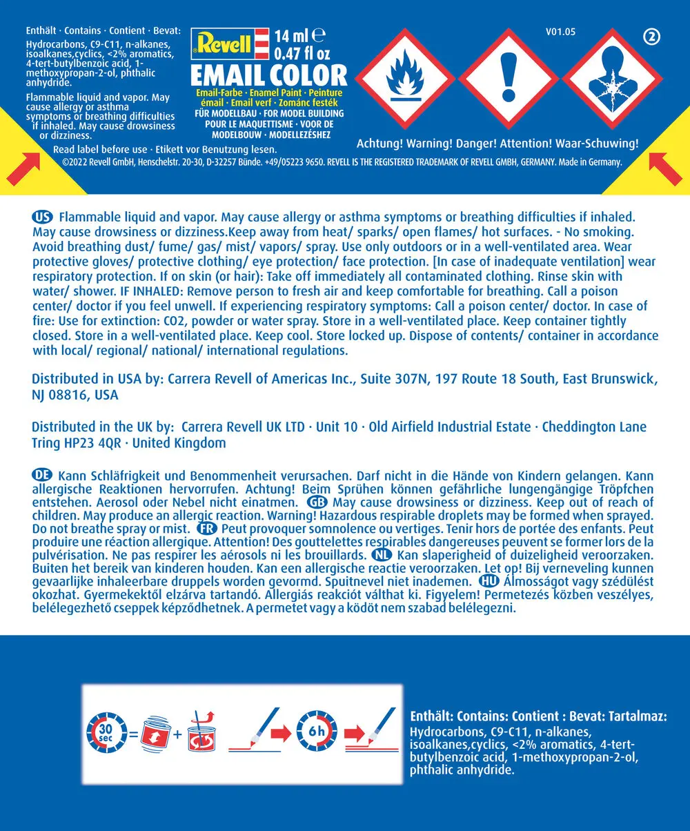 braun. matt RAL 8023 14 ml-Dose