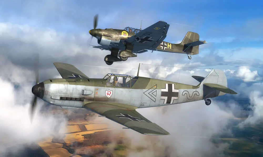 Messerschmitt Bf109E & Junkers Ju87B Stuka