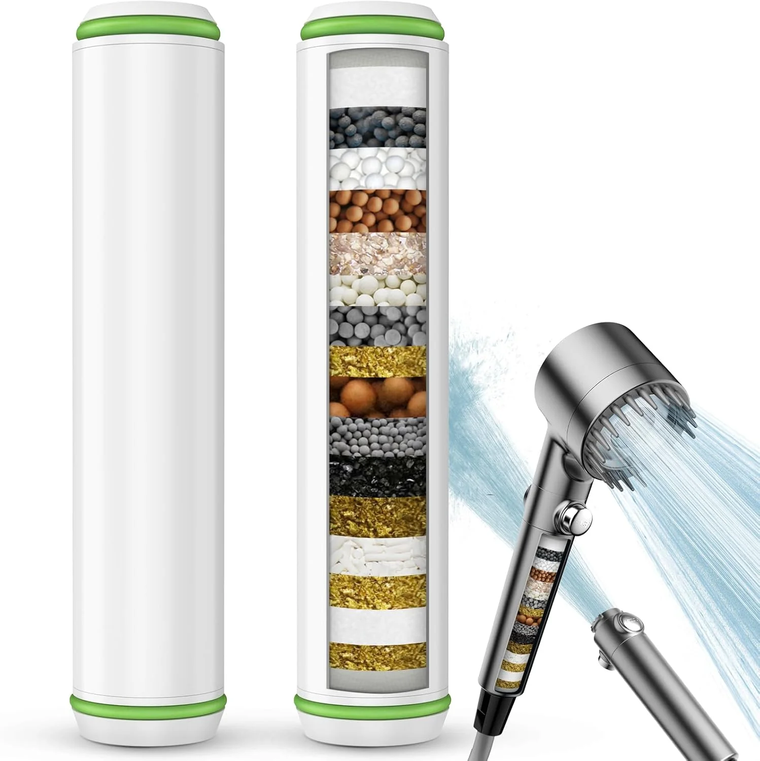 FEELSO 2 Pack 18 Stage Replacement Filters ��Applicable to DY1 and DY2��
