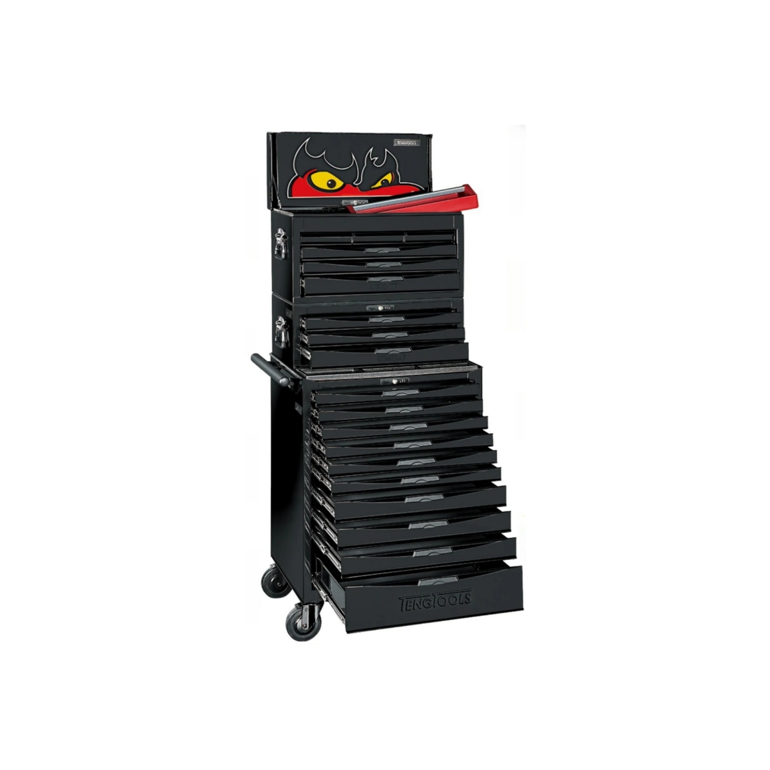 Teng Tools 1001-Piece Black Mega Master Hybrid Hand Tool Set - TCMM1001BK