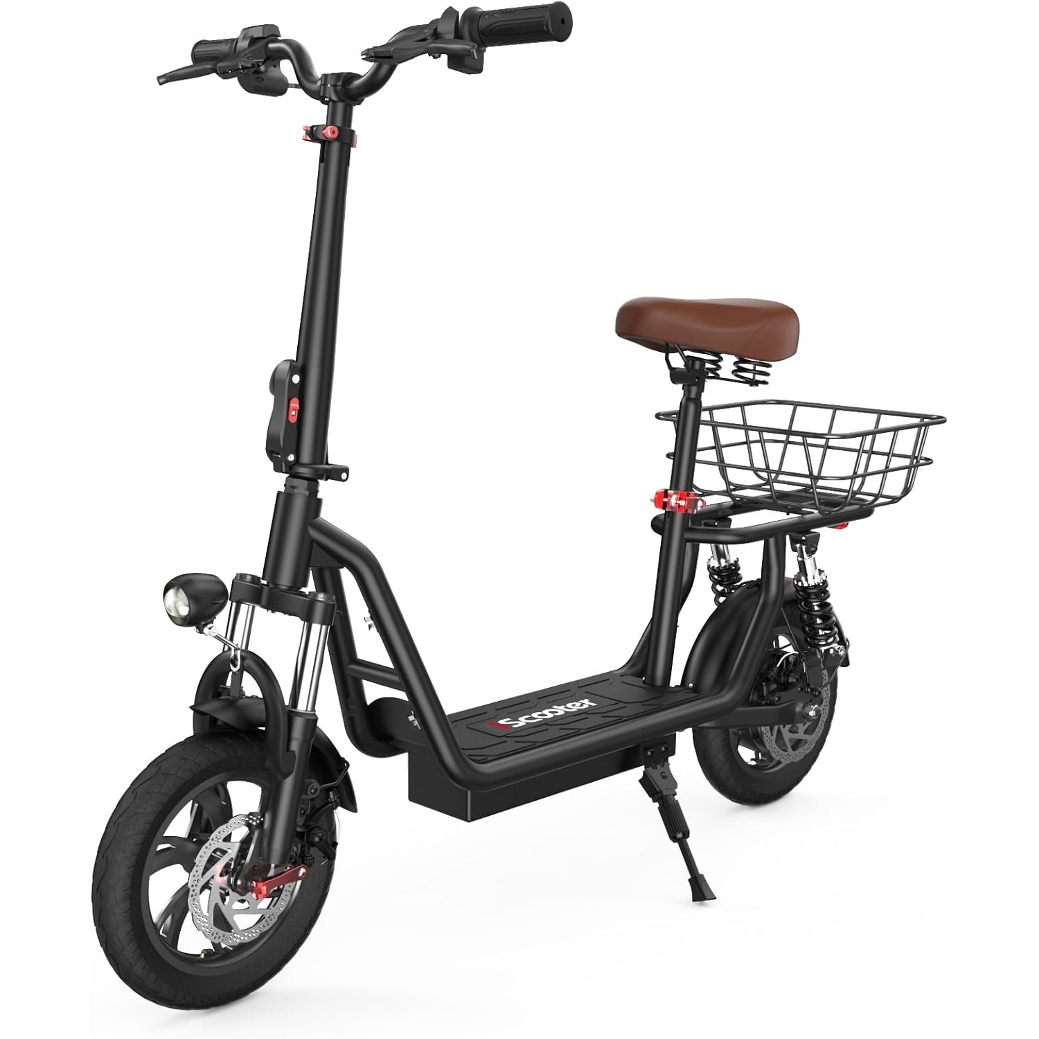 iScooter Electric Scooter with Seat 37/21 Miles Long Range & 28/19/15.6 MPH Top Speed. 14