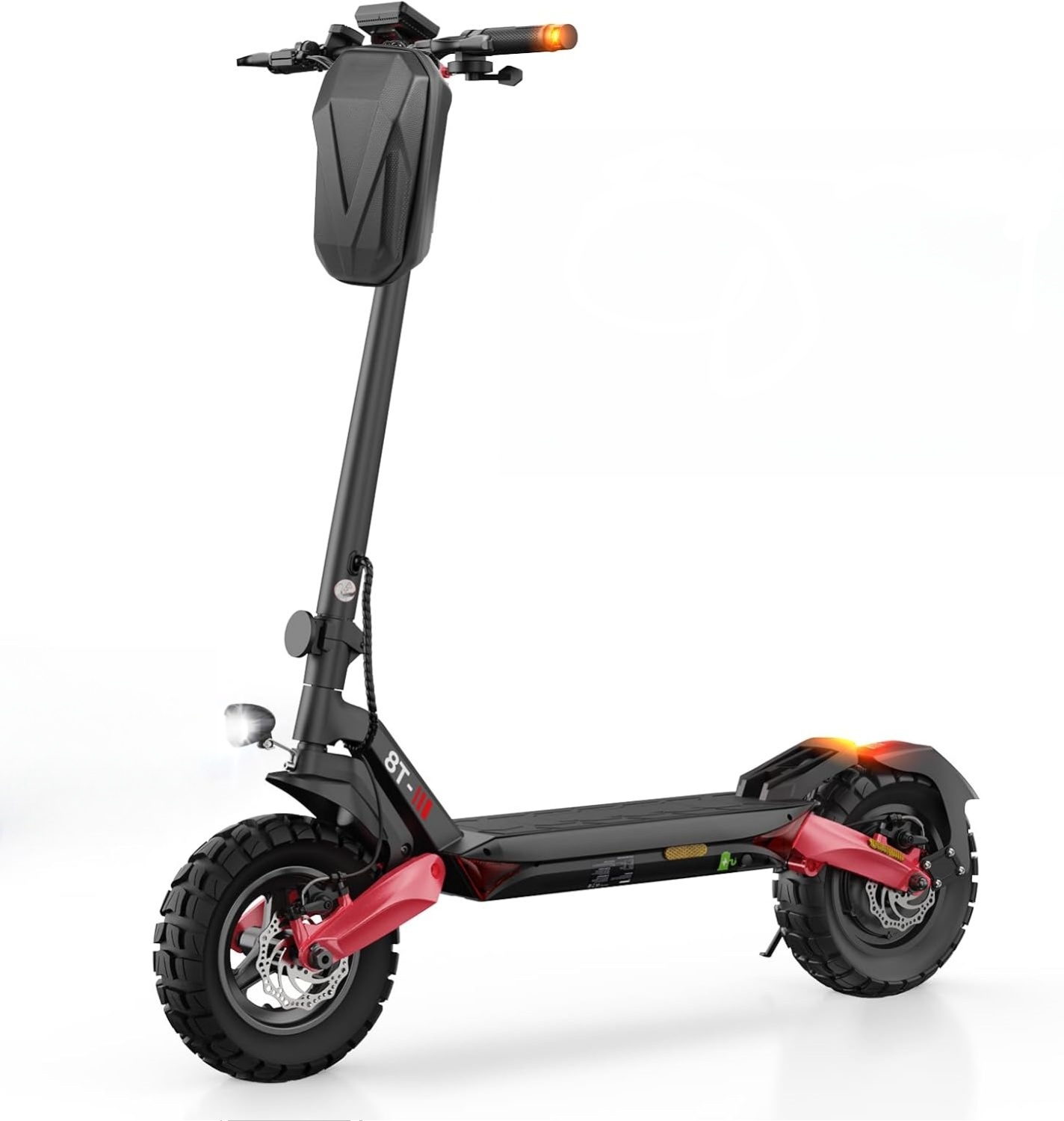JAYSIMXIN Puissante Trottinette Électrique Adulte Scooter10 Pouces Trottinette électrique Tout Terrain. App Intelligent. Batterie au Lithium 52V 33Ah.130 km 4-5 Heures de Charge.