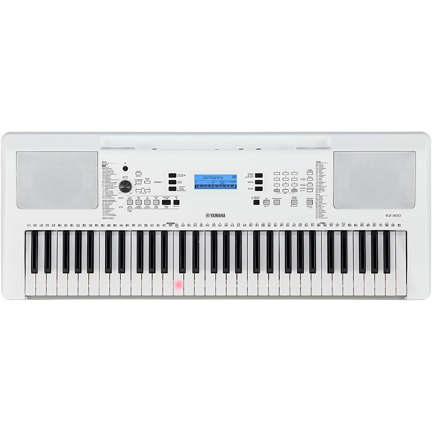 Yamaha EZ300 61-Key Portable Keyboard with Lighted Keys and PA130 Power Adapter