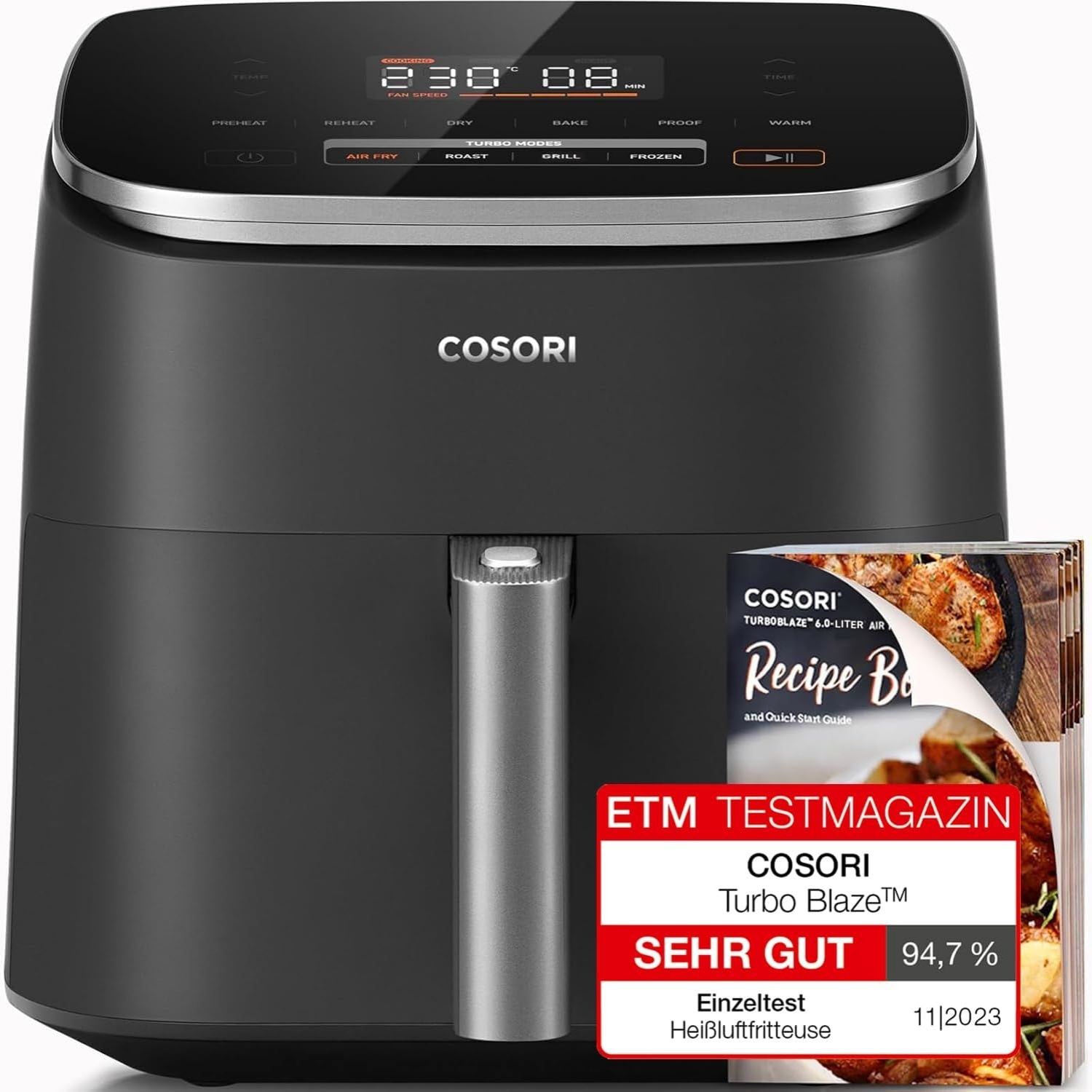 COSORI Air Fryer TurboBlaze. 6L Compact Design
