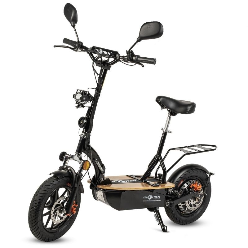 PATINETE ELCTRICO RENTON 1200W PLEGABLE Y CON SILLN. COLOR NEGRO