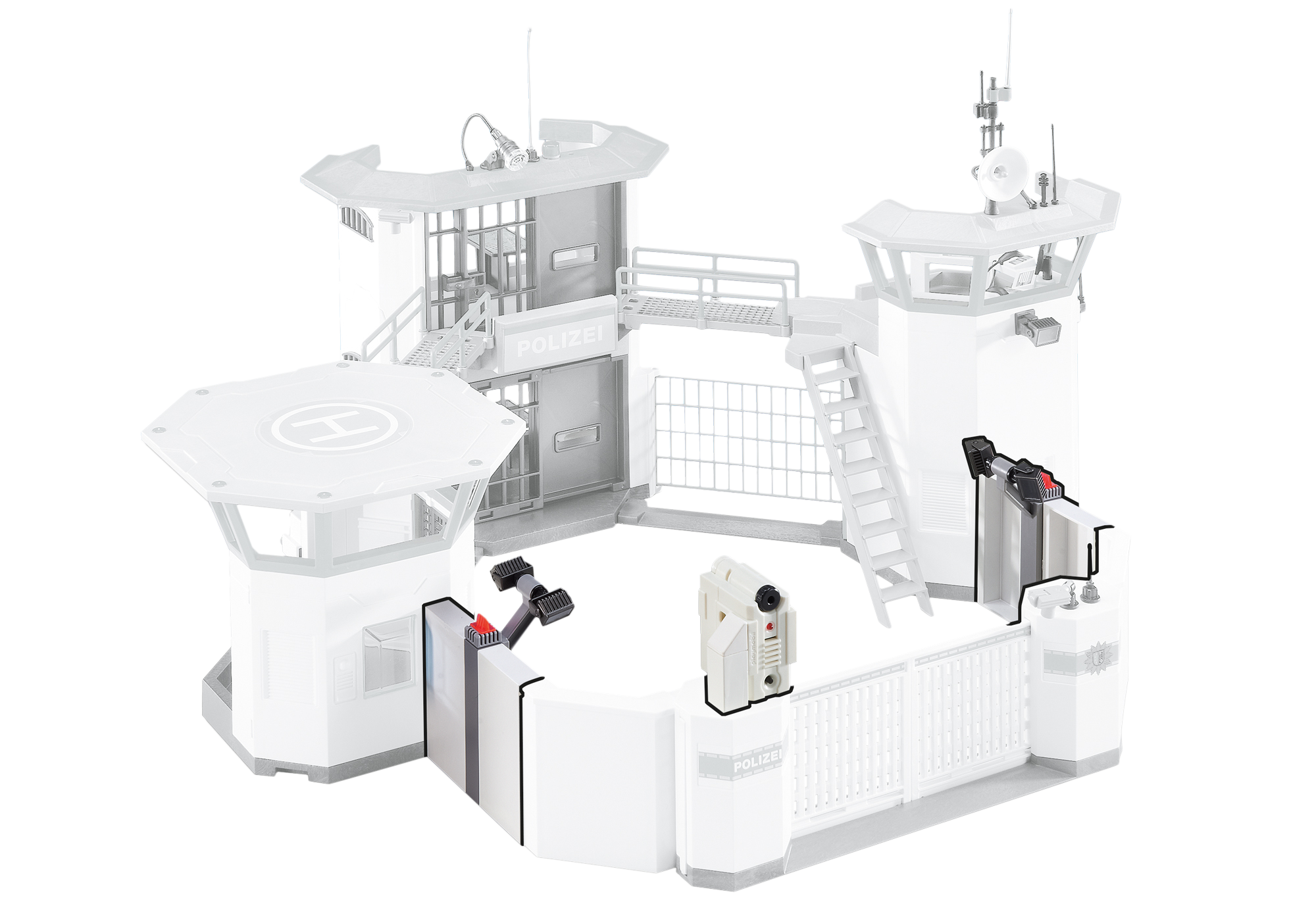 Erweiterung Polizeistation/Alarmanlage