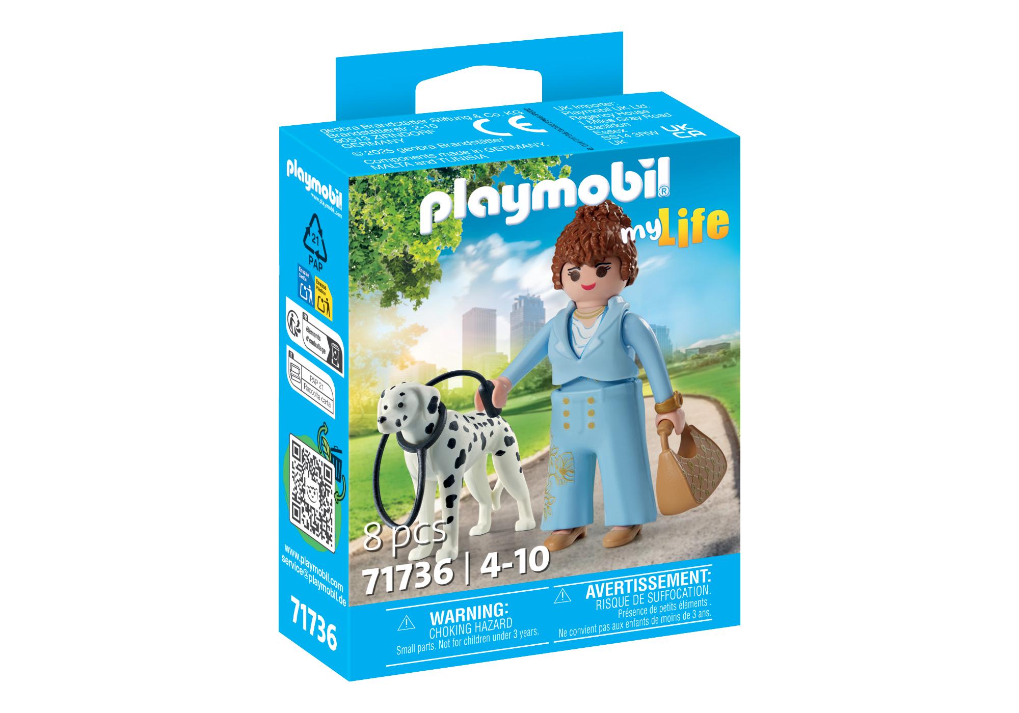 Managerin mit Dalmatiner