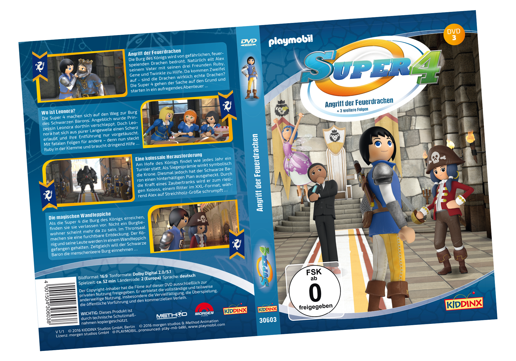 DVD 3 Super4: Angriff der Feuerdrachen