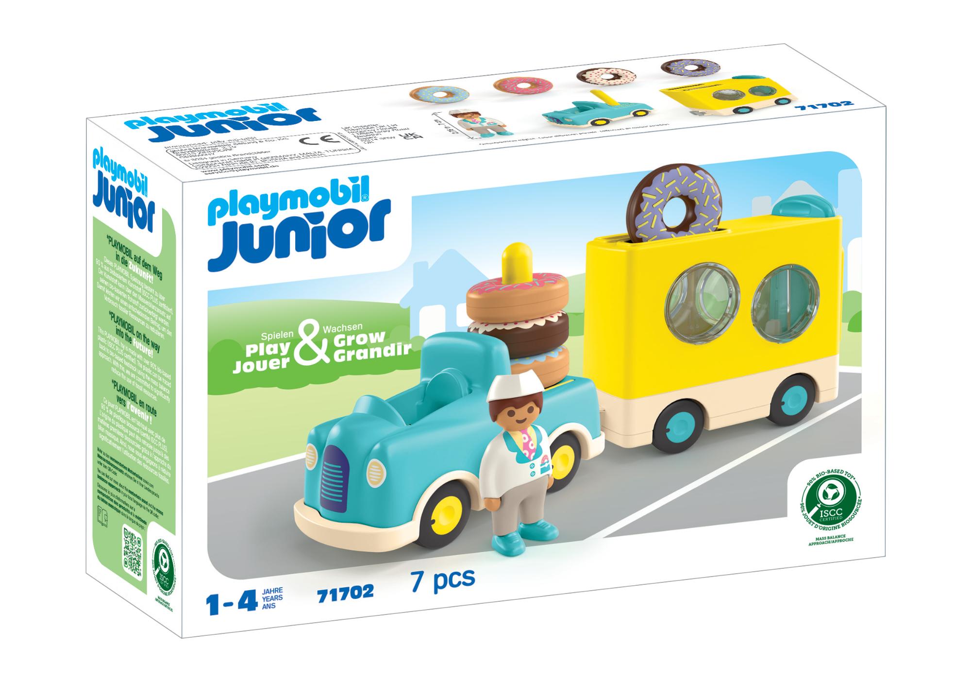 JUNIOR: Verrückter Donut Truck mit Stapel- und Sortierfunktion