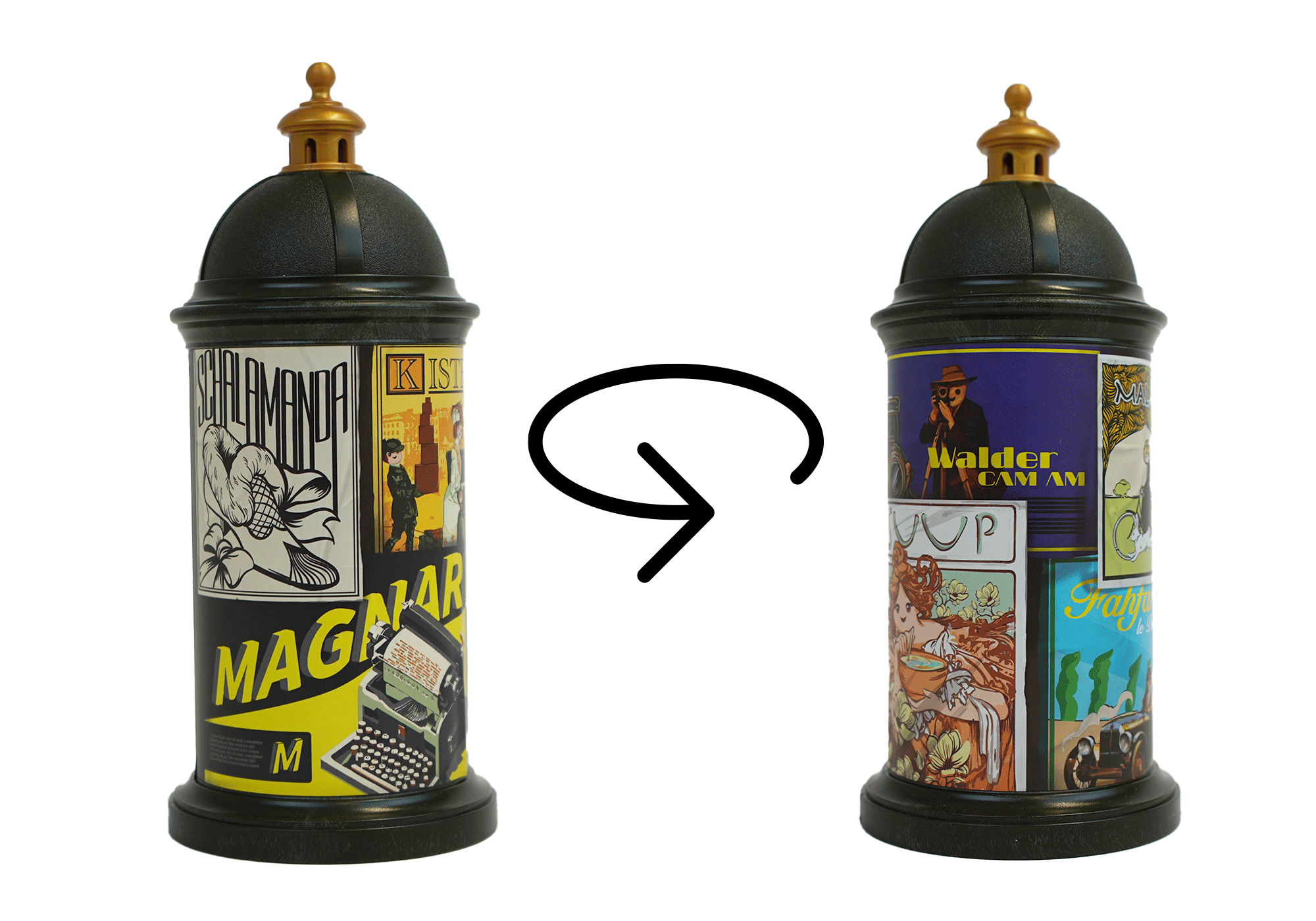 Puppenhaus Litfaßsäule