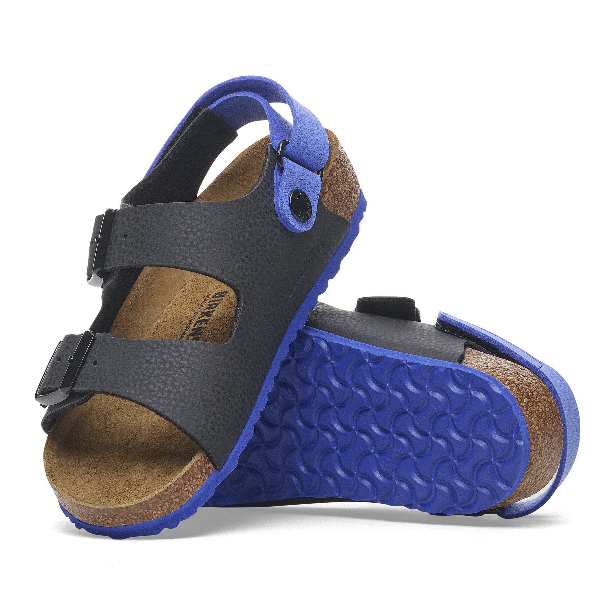 Milano AS Kids Birko-Flor - Desert Soil Black/Ultra Blue