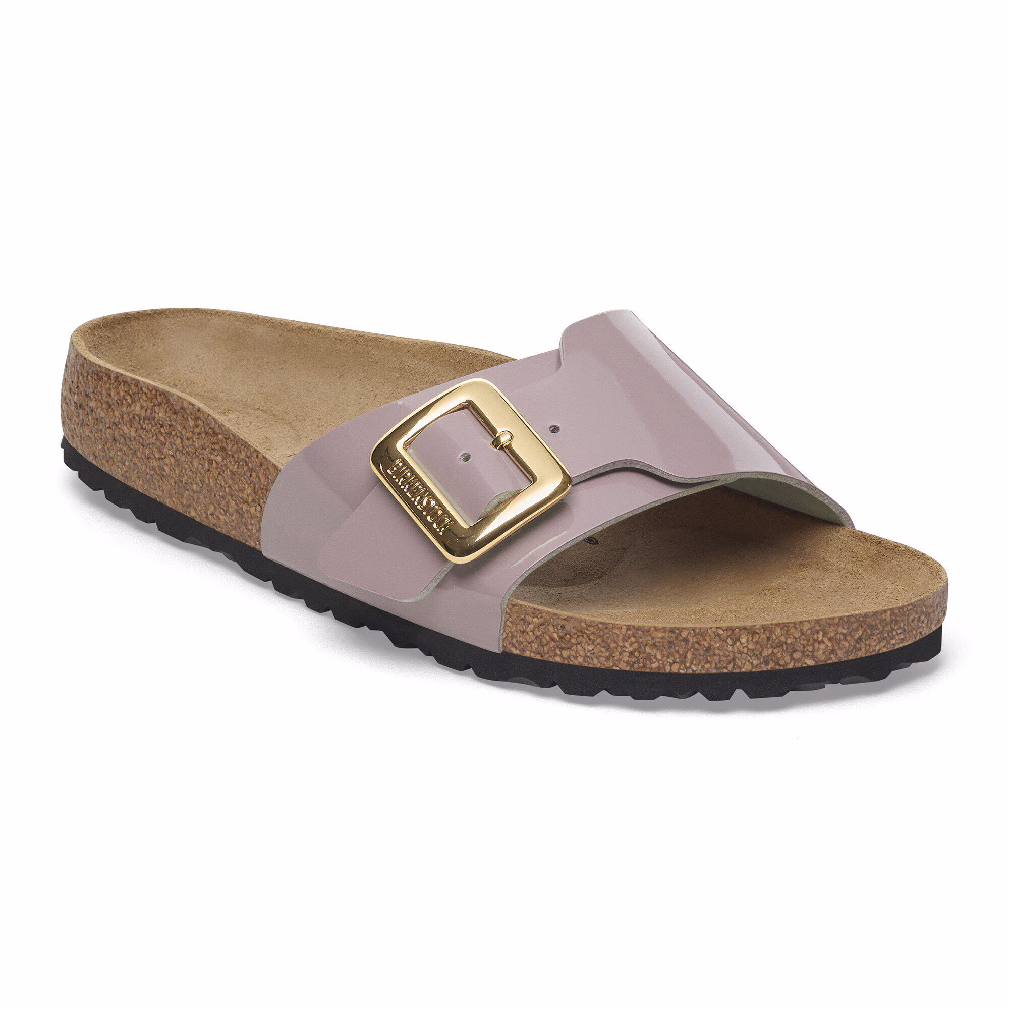 Catalina Cushion Buckle Birko-Flor Lack - Patent Faded Purple