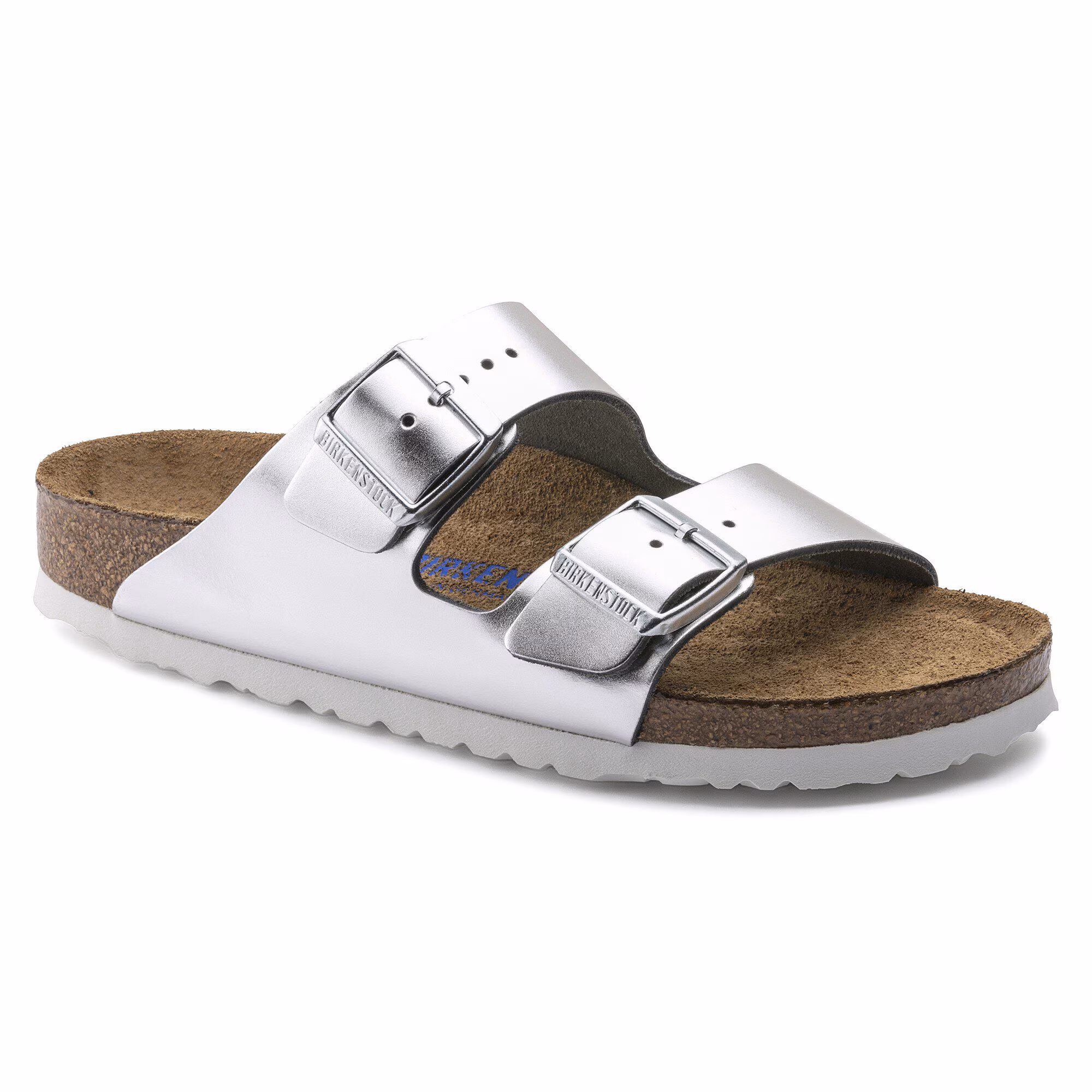 Arizona Weichbettung Naturleder - Metallic Silver