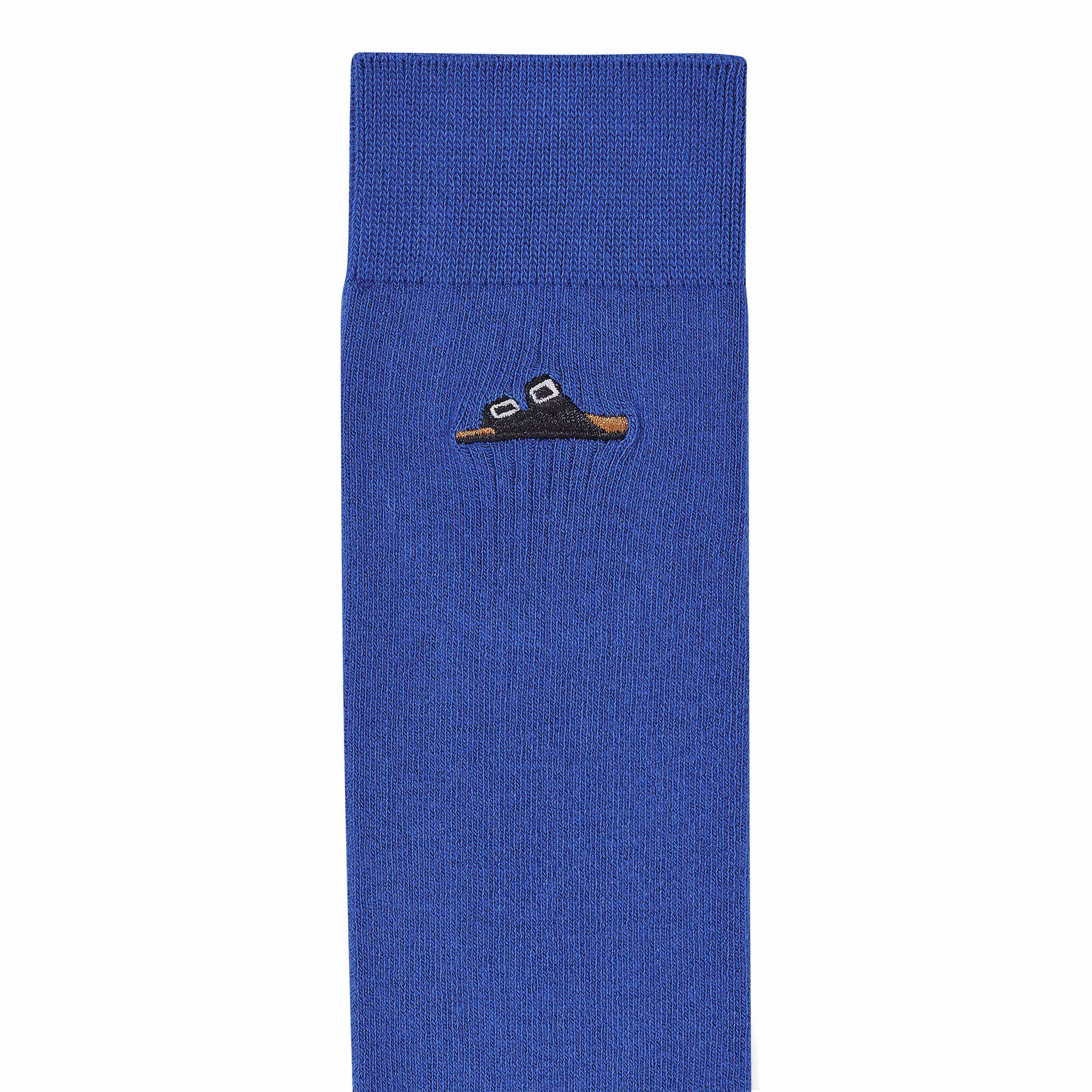 Cotton Ribbed Socks Baumwolle/Polyamid/Elasthan - Ultra Blue