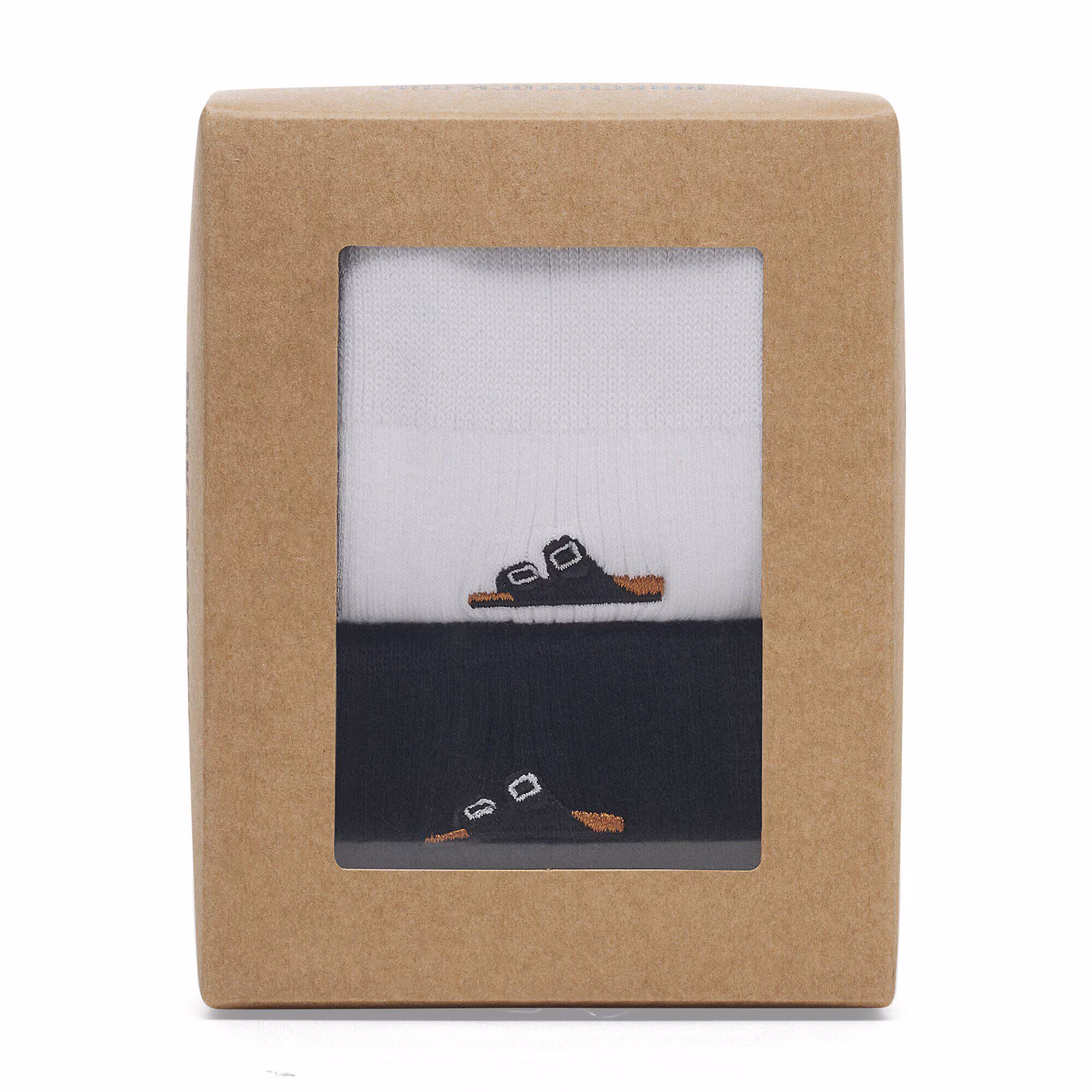 Set Cotton Ribbed Socks Baumwolle/Polyamid/Elasthan - Black/White