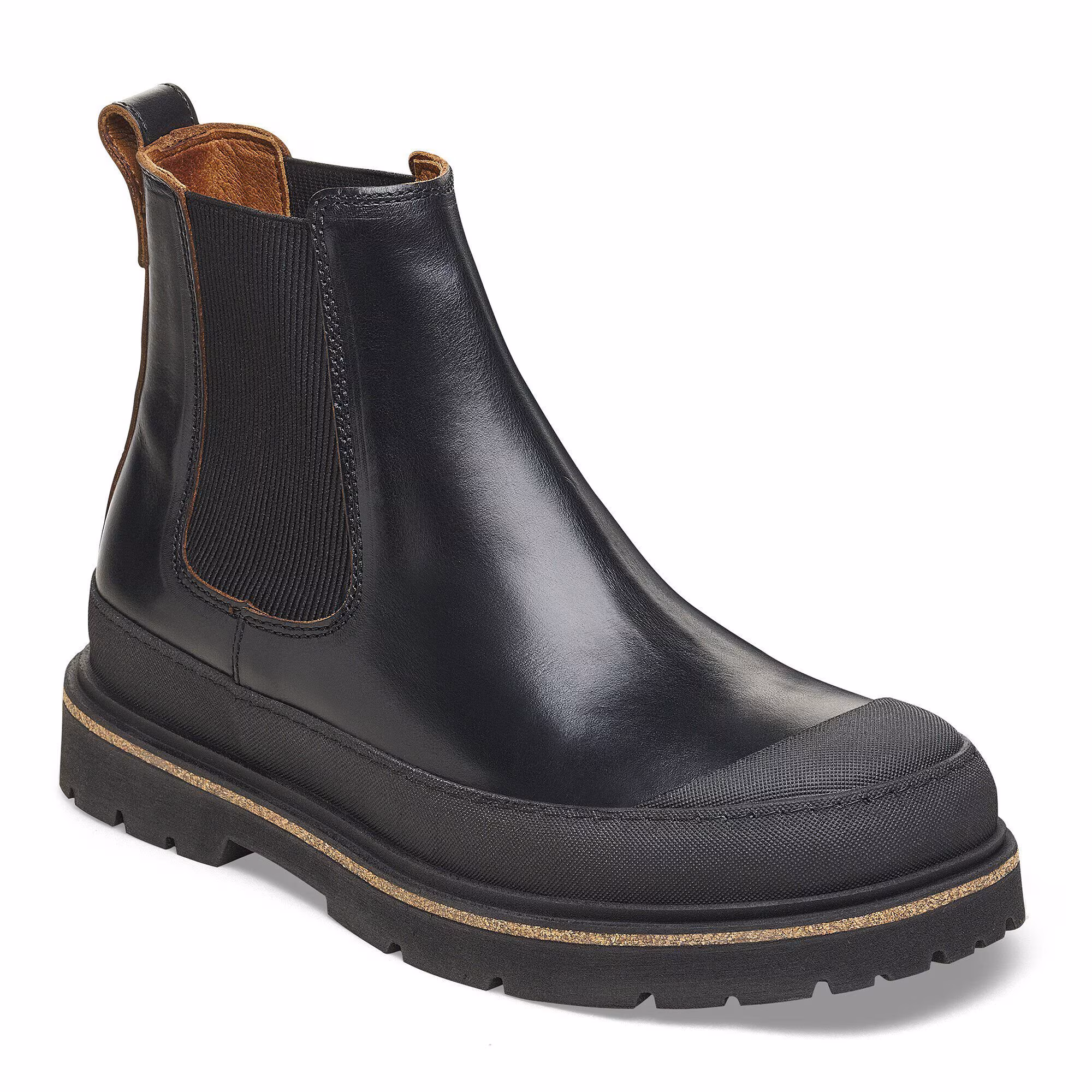 Prescott Slip On Herren Nubukleder geölt - Schwarz