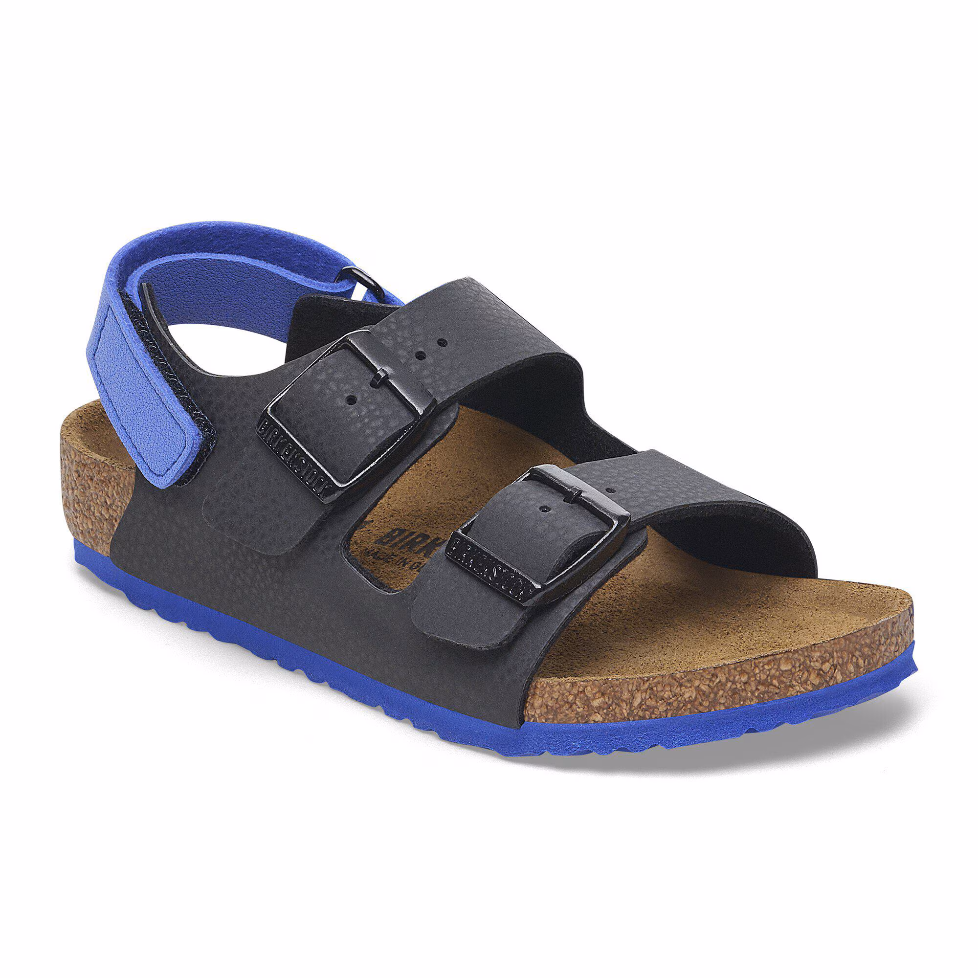 Milano AS Kids Birko-Flor - Desert Soil Black/Ultra Blue