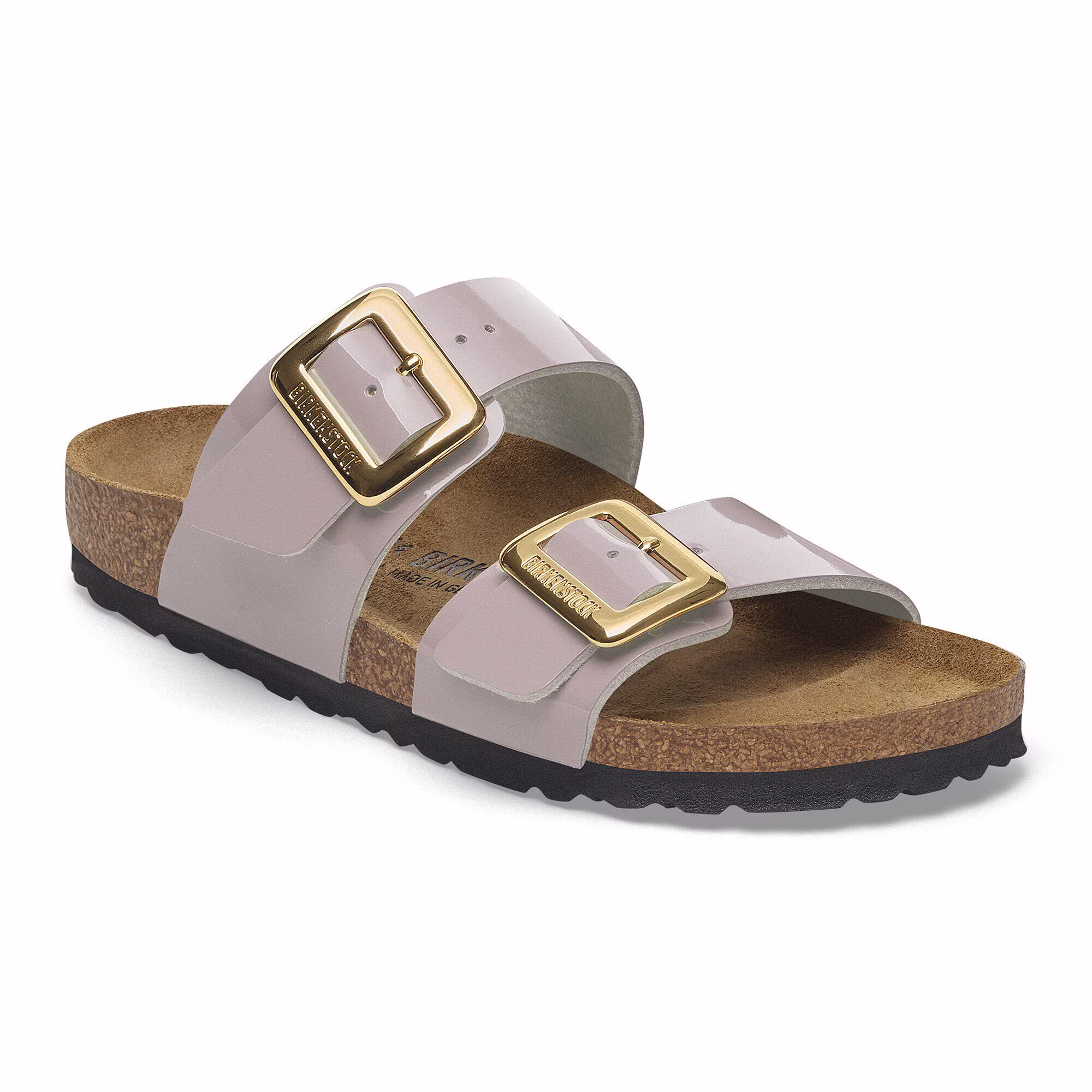 Sydney Cushion Buckle Birko-Flor Lack - Patent Faded Purple