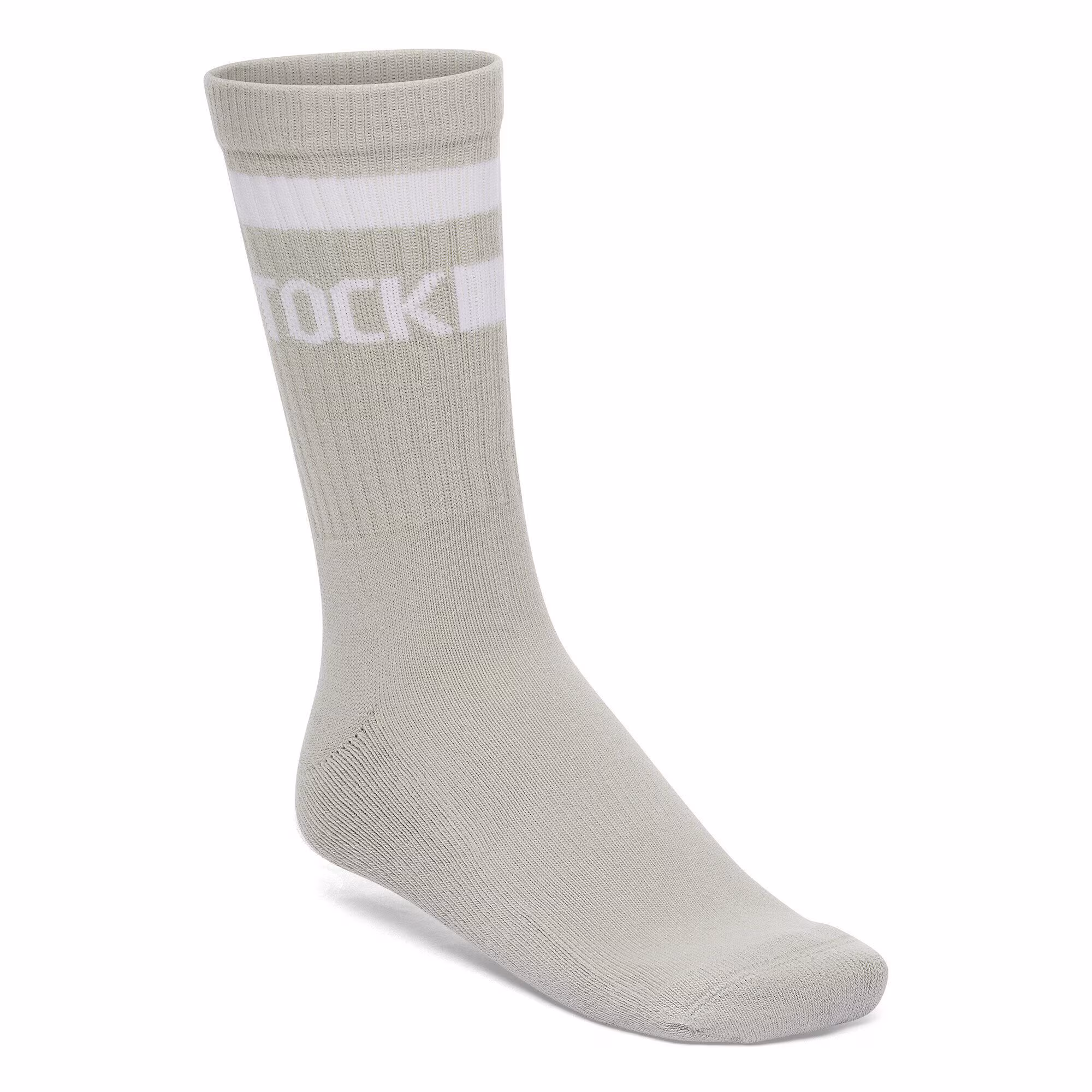 Cotton Tennis Socks Baumwolle/Polyamid/Elasthan - Stone Coin / White