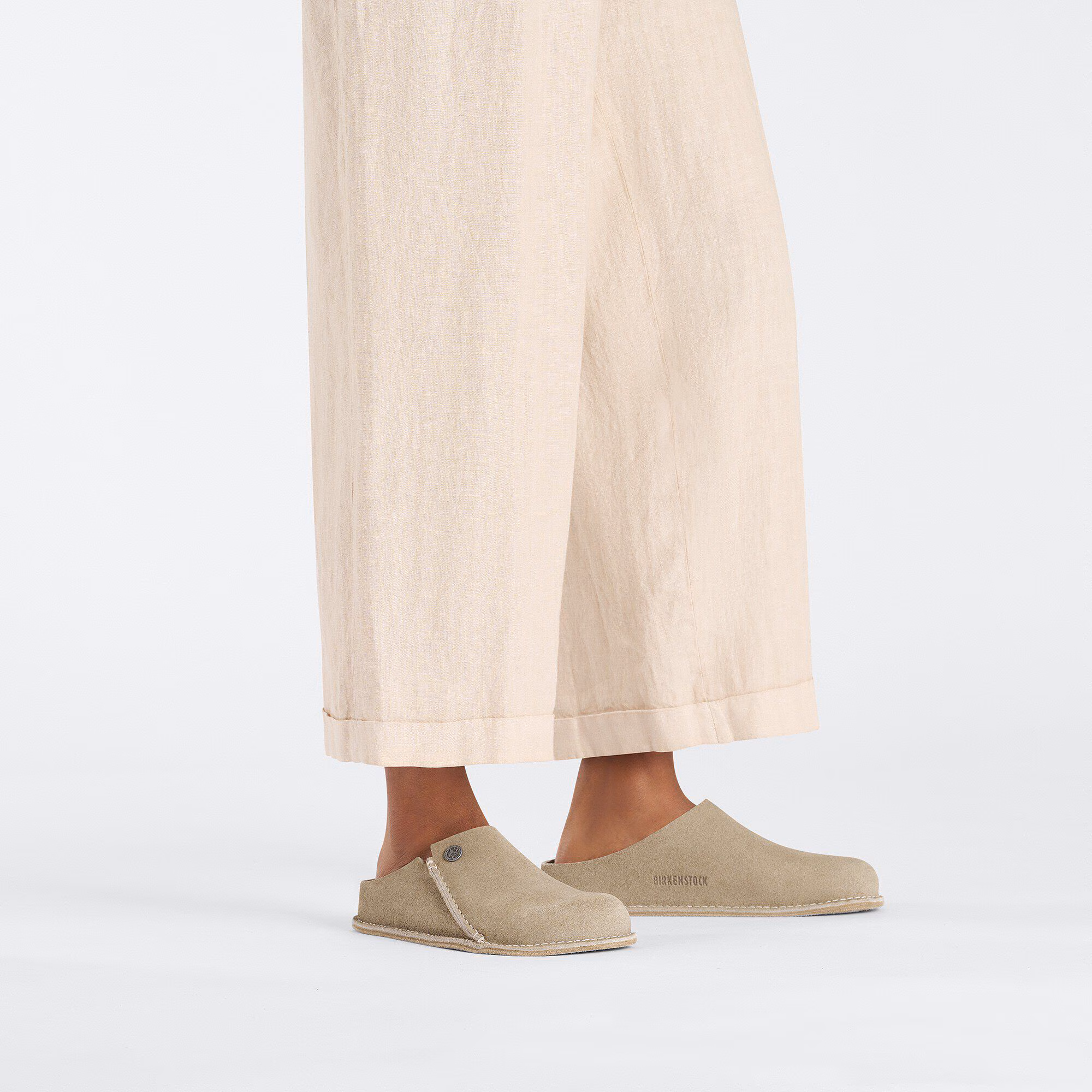 Zermatt Premium Suede LEA Sole Veloursleder - Taupe