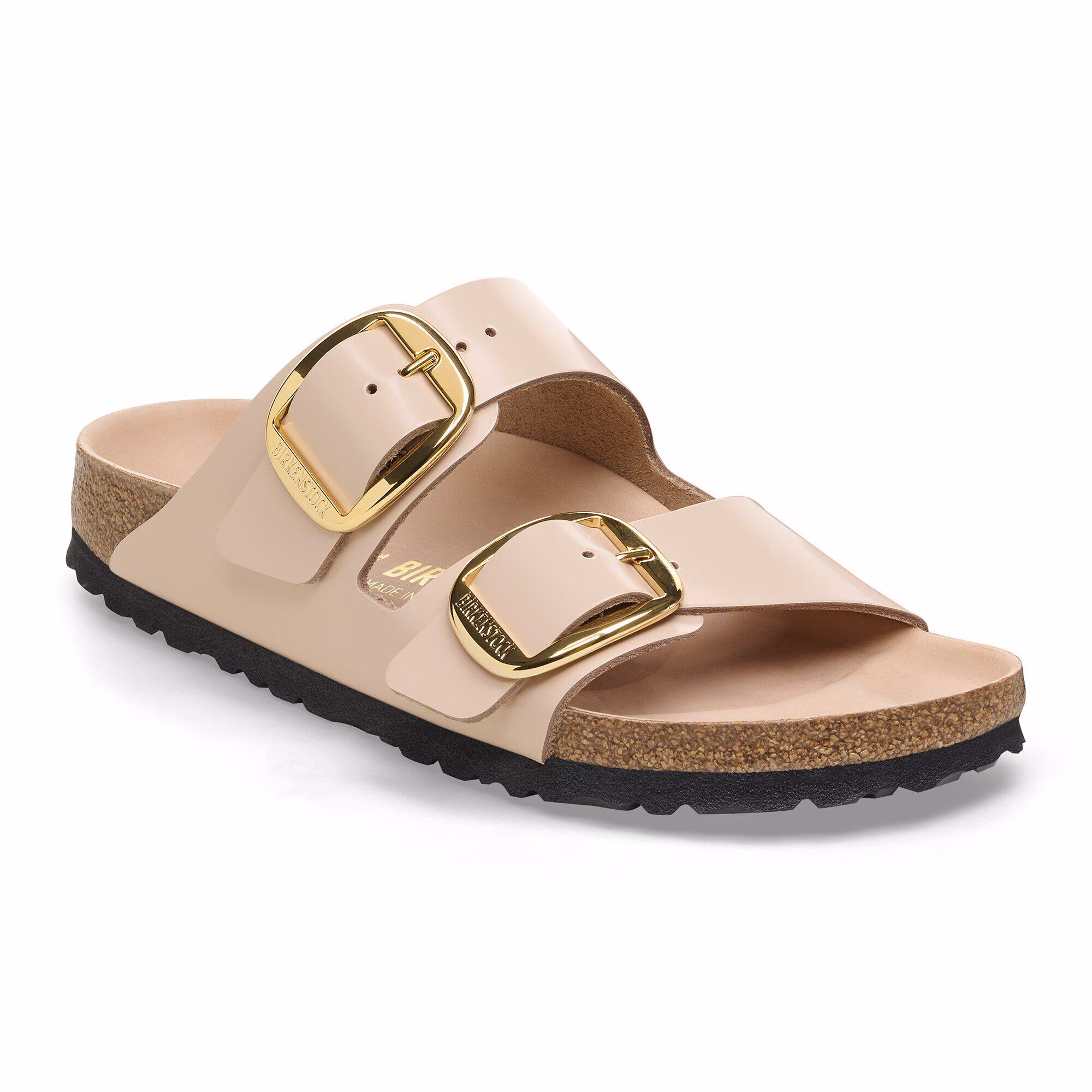 Arizona Big Buckle Naturleder Lack - High-Shine New Beige