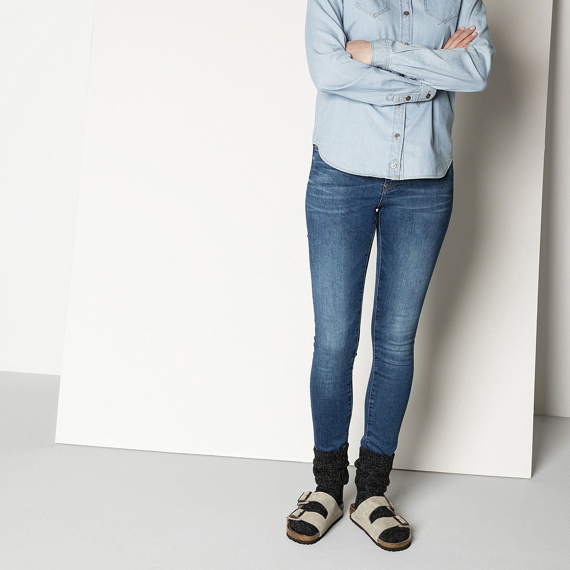 Cotton Twist Damen Baumwolle/Polyamid/Elasthan - Schwarz