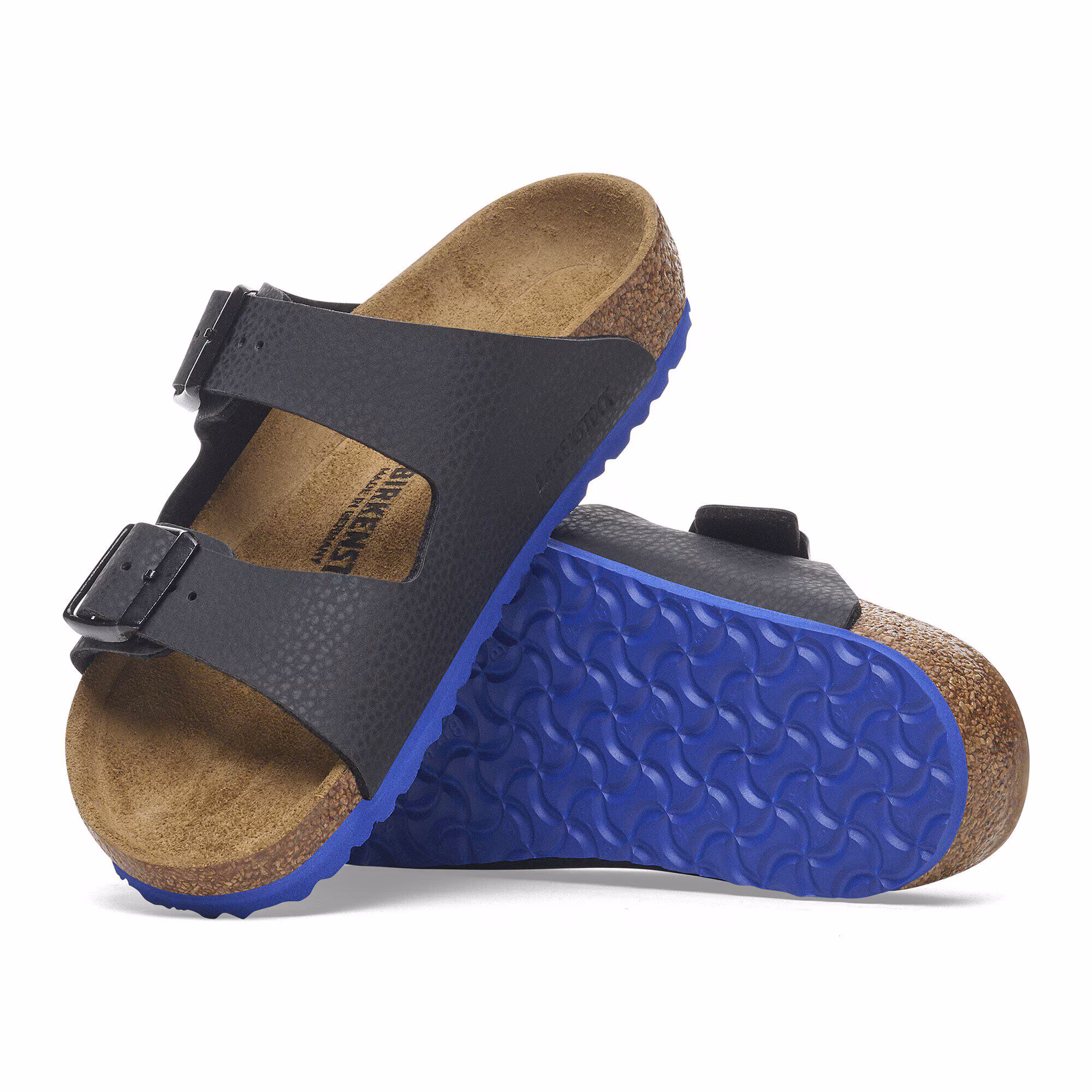 Arizona Kids Birko-Flor - Desert Soil Black/Ultra Blue
