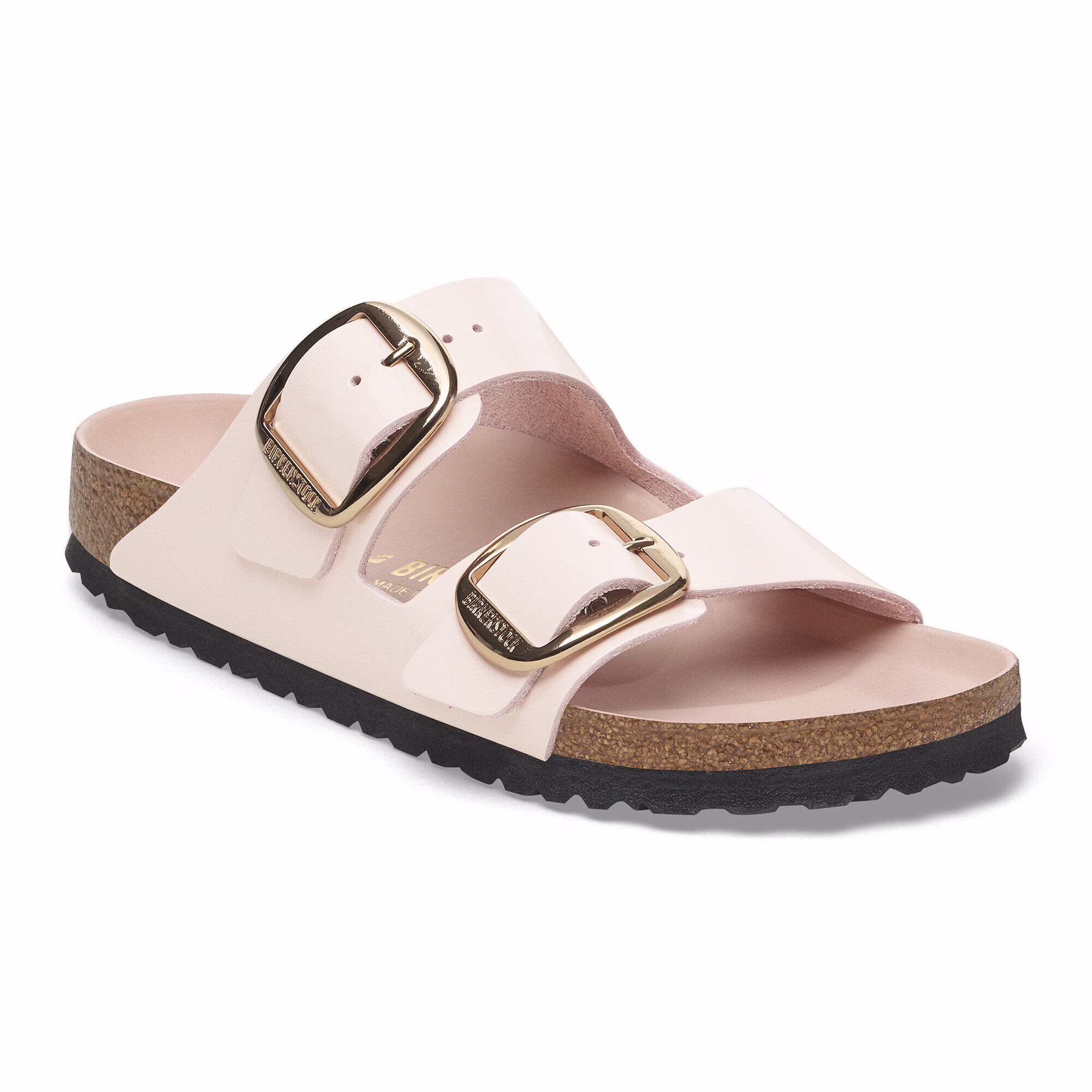 Arizona Big Buckle Naturleder Lack - High-Shine Light Rose